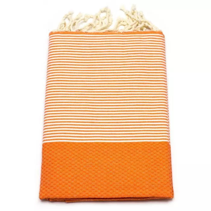 FOUTA HONEYCOMB - MANDARIN PEEL