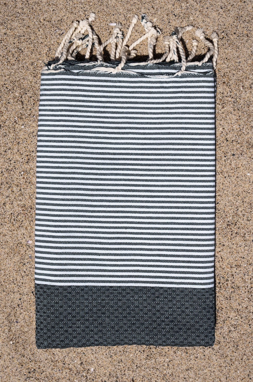 FOUTA HONEYCOMB - BLACK PEARL